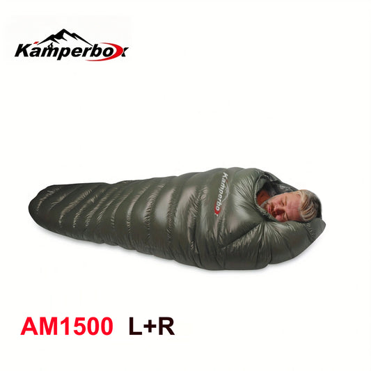 Army Green Down Low Temperature Sleeping Bag