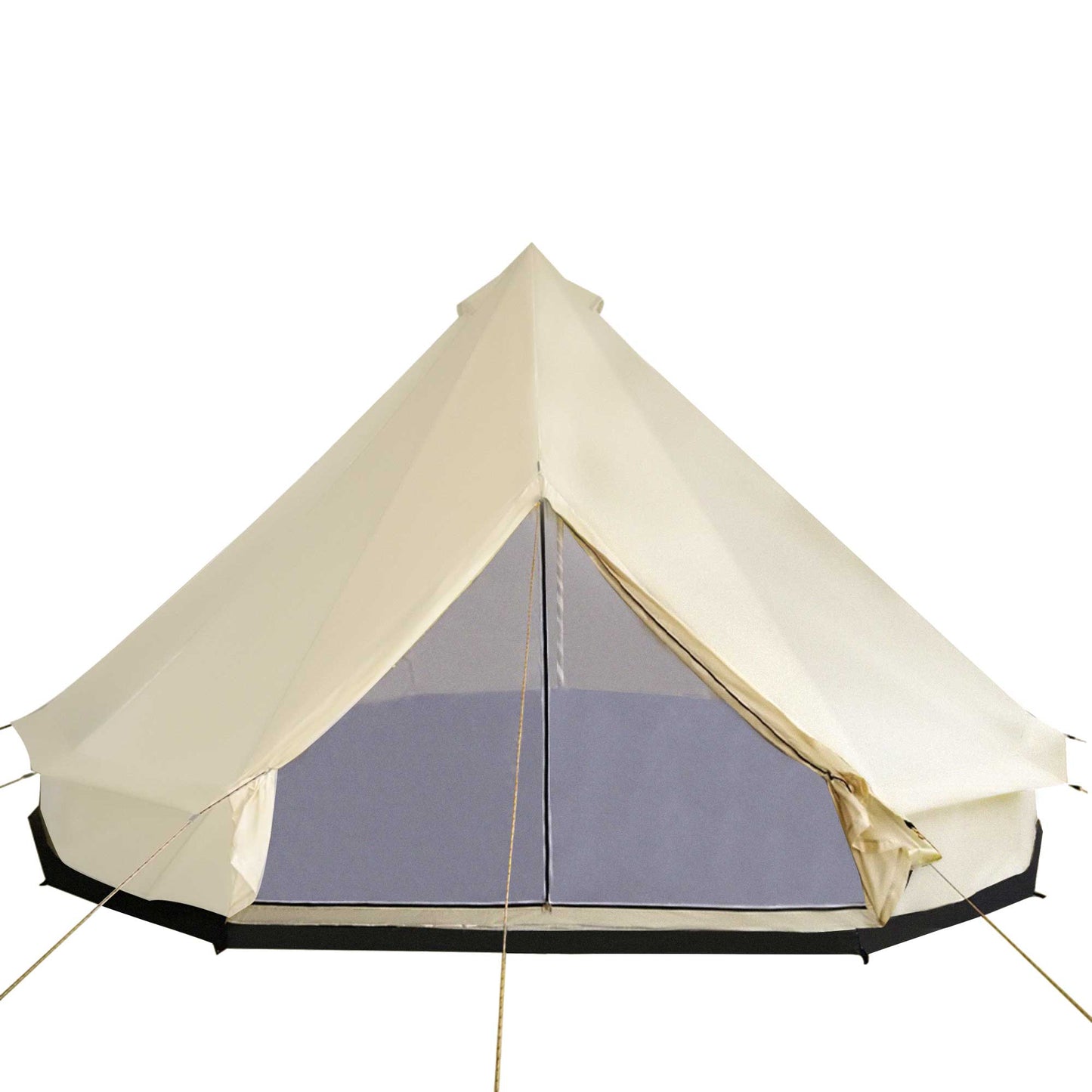 Blue 10-Person Large Waterproof Yurt Camping Tent, Perfect for Family Camping