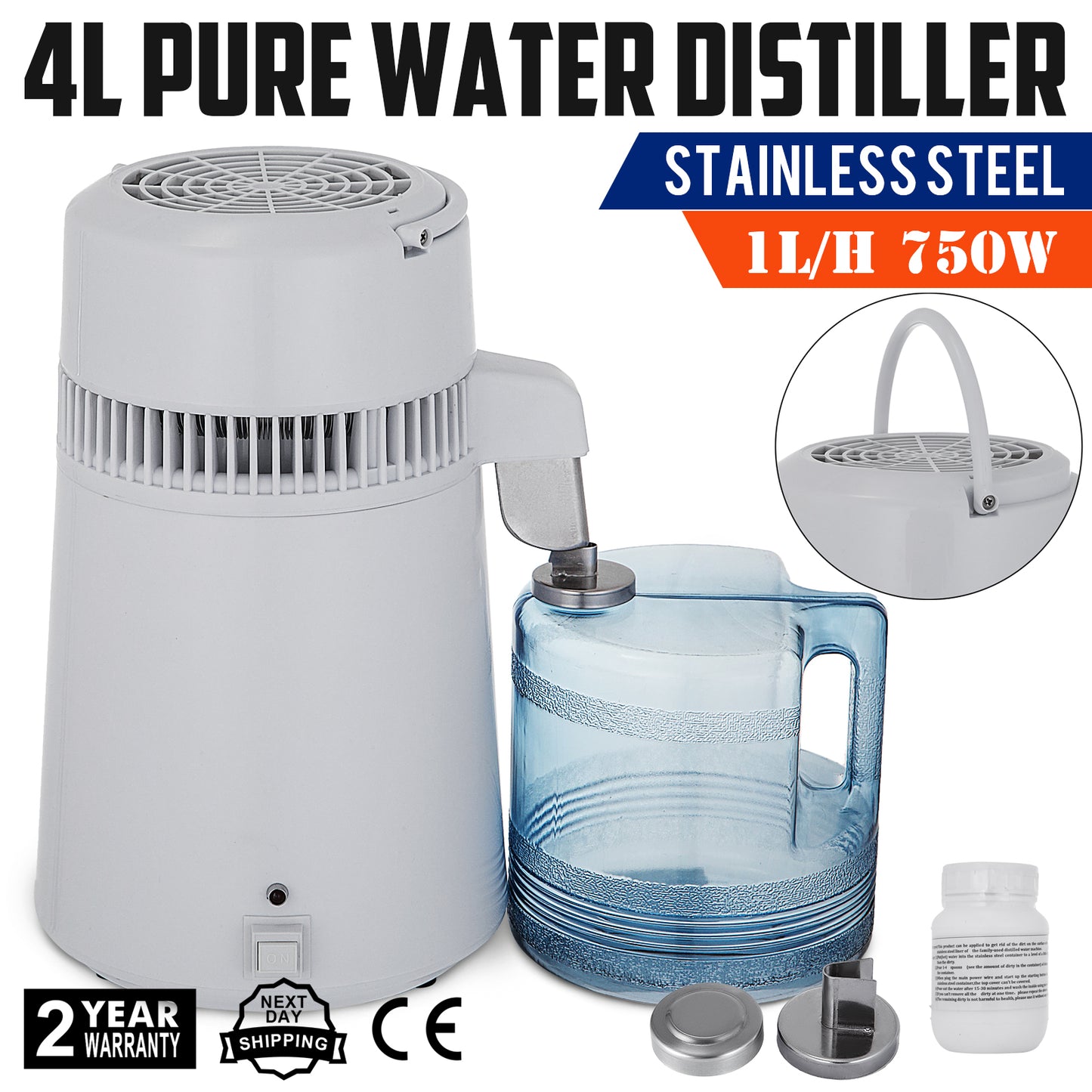 Medical Grade Water Distiller Stainless