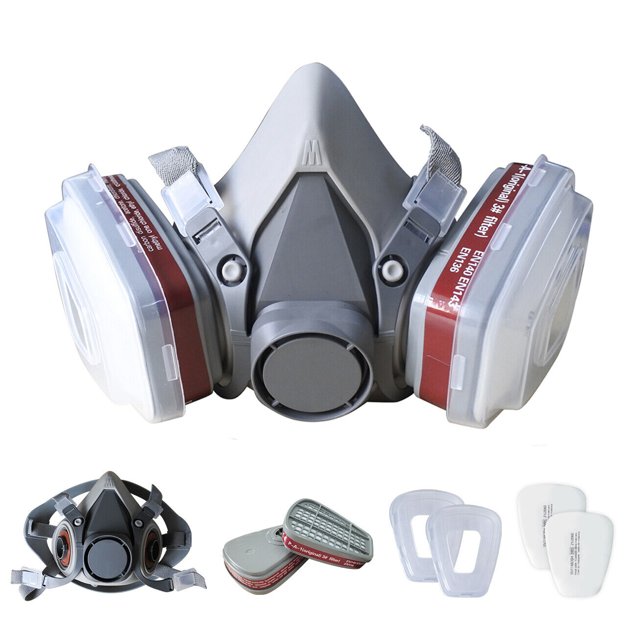 2 Pack High Quality Filtration Gas Mask